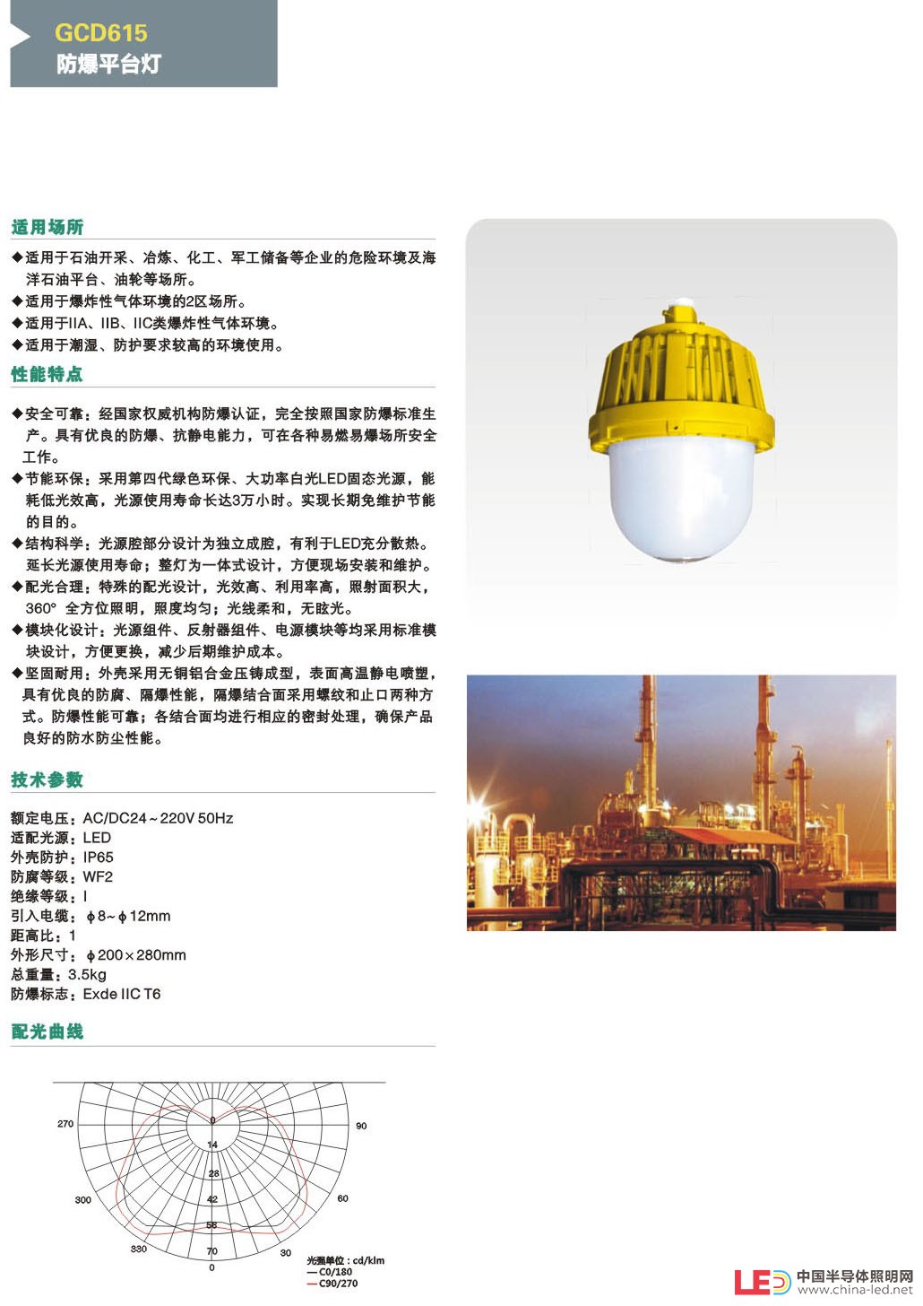 罗江县、TH、GCD615防爆平台灯，24V直流dc安全电压，呵护你的安全作业环境，泛光广照度设计，隔爆型iic等级，企业直面，参与竞争，竞争中提升