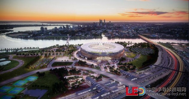 飞利浦照明为澳大利亚珀斯体育场综合LED体育