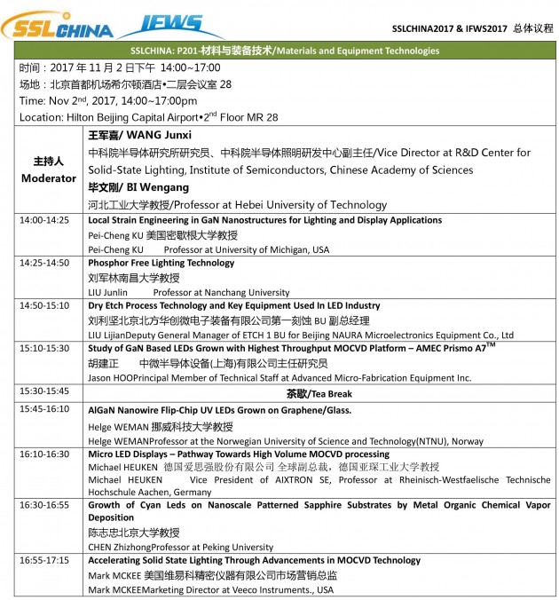 SSLCHINA2017&IFWS2017即将召开！详细日程总览