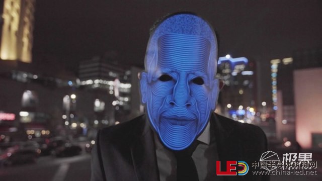 OutlineMontréal创意LED面具