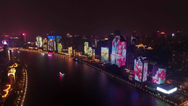 【新闻图片】飞利浦Color Kinetics助力广州珠江两岸核心区域亮化，为珠江夜景增光添彩 (1)