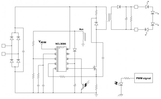 图1：使用NCL30386的典型应用