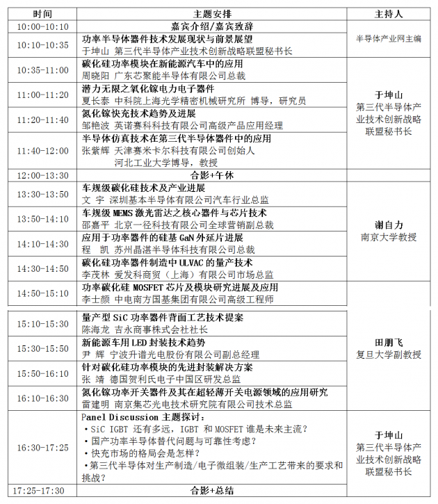 最新日程