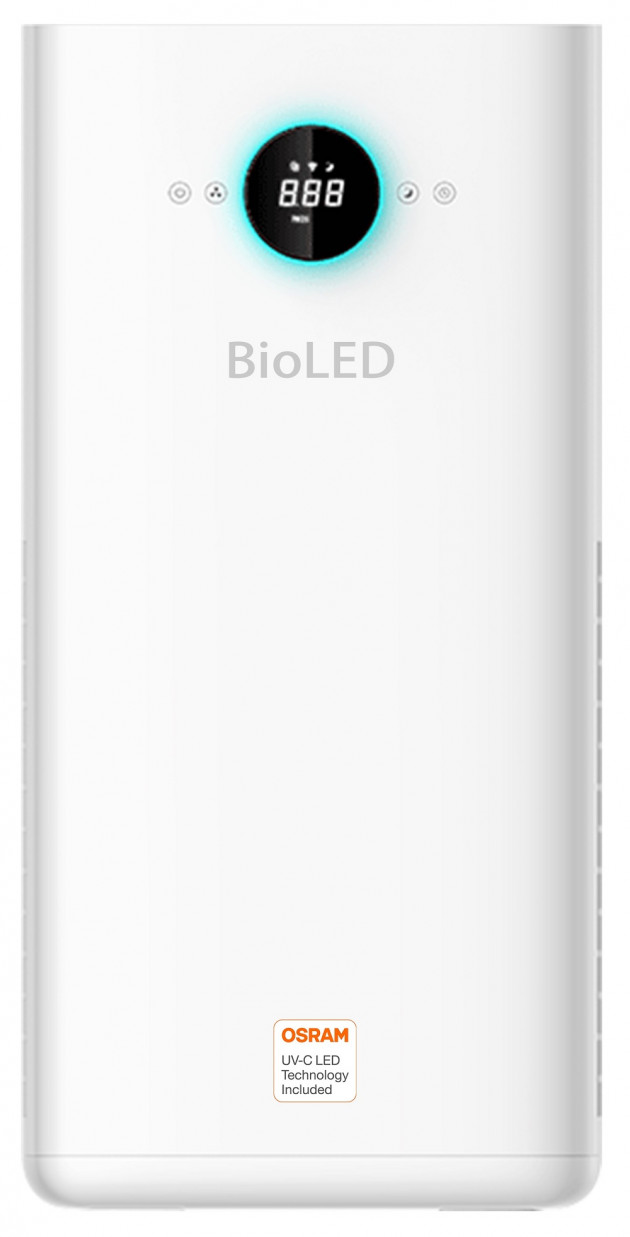 BioLED智能空气净化器采用艾迈斯欧司朗高性能的UV-C LED OSLON®UV 3636
